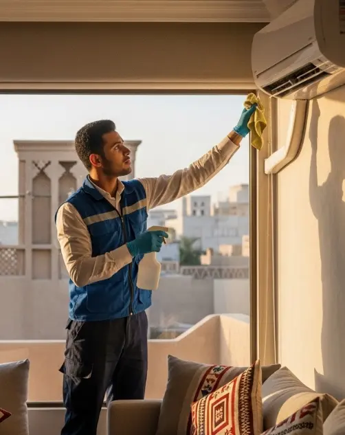 عامل غسيل مكيف