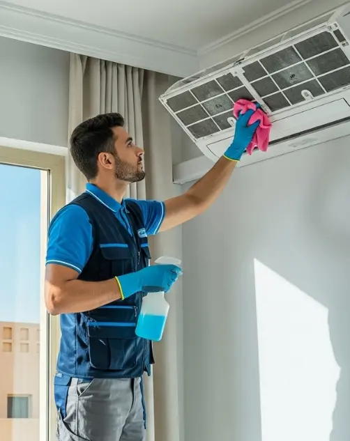 عامل تنظيف مكيفات