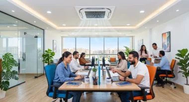 تنظيف مكيفات الشركات والمكاتب بالرياض