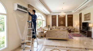 تنظيف مكيفات المنازل والفلل بالرياض