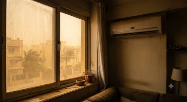 تنظيف مكيفات بعد موجات الغبار في الرياض