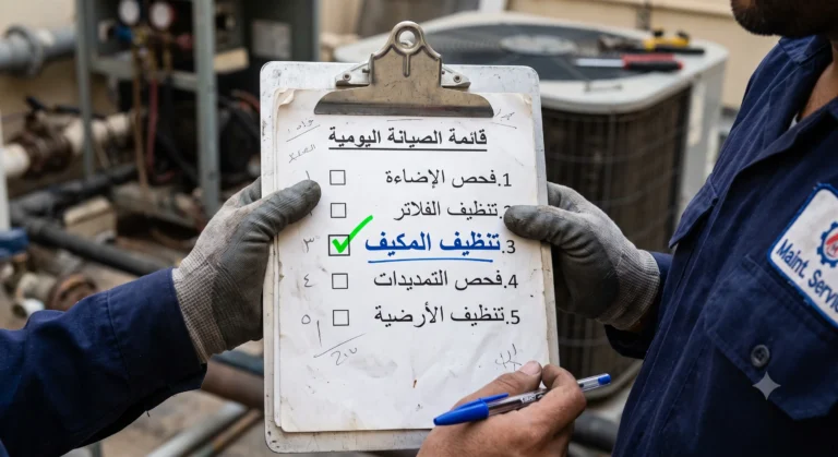 جدول التنظيف الدوري للمكيفات في الرياض